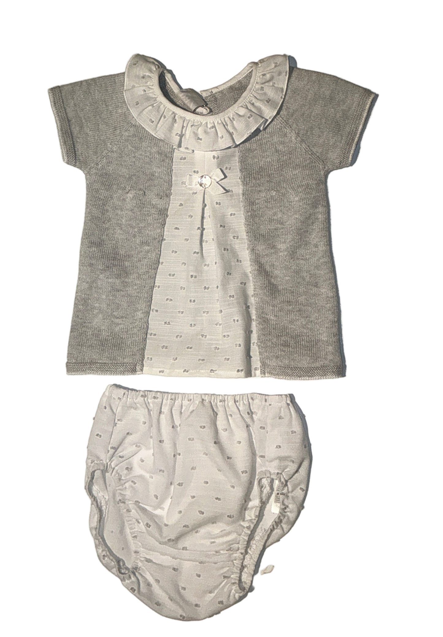 Paz Rodriguez - Knit Newborn Sweater & Bloomers