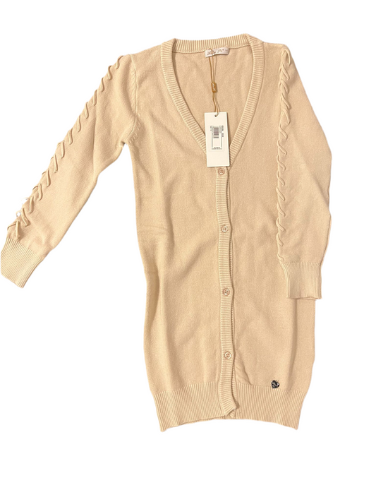 Alice Pi Girls Beige Cardigan