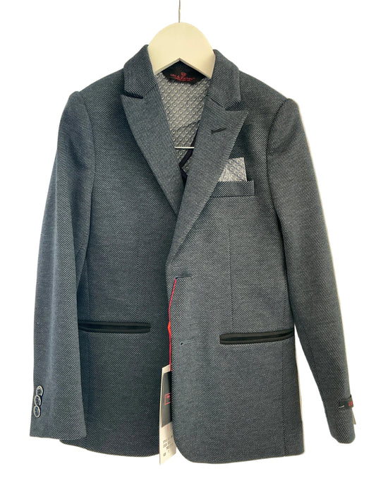 Leo and Zachary - Boys Blazer, Dual Twill Stitch