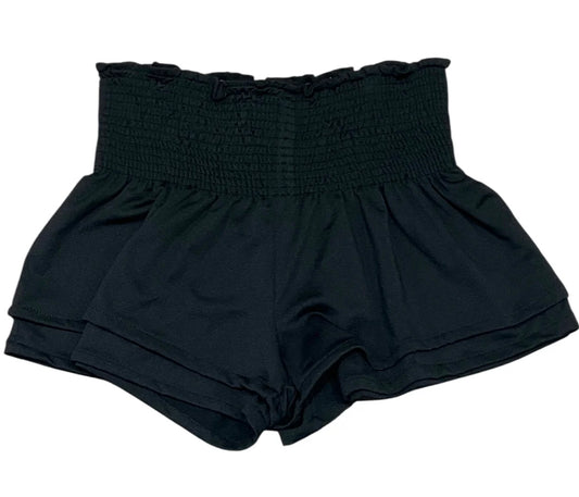 Submarine - Girls Black Short Circuit Shorts