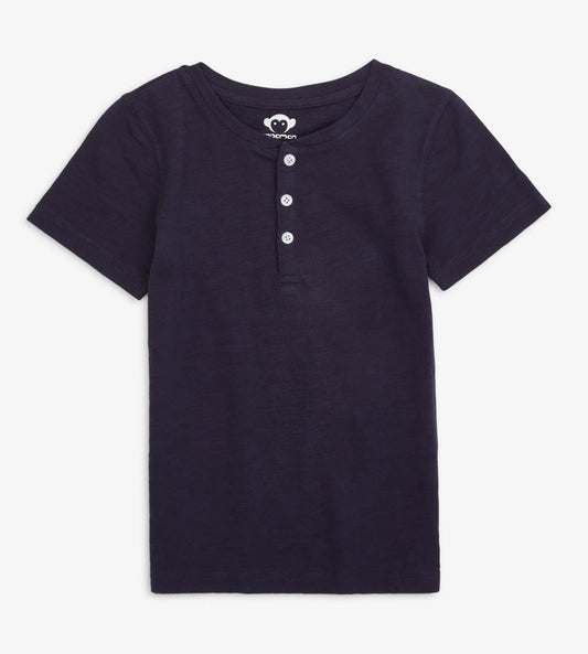 Appaman Henley Shirt for Kids ( Navy Blue ) - LeTank NYC