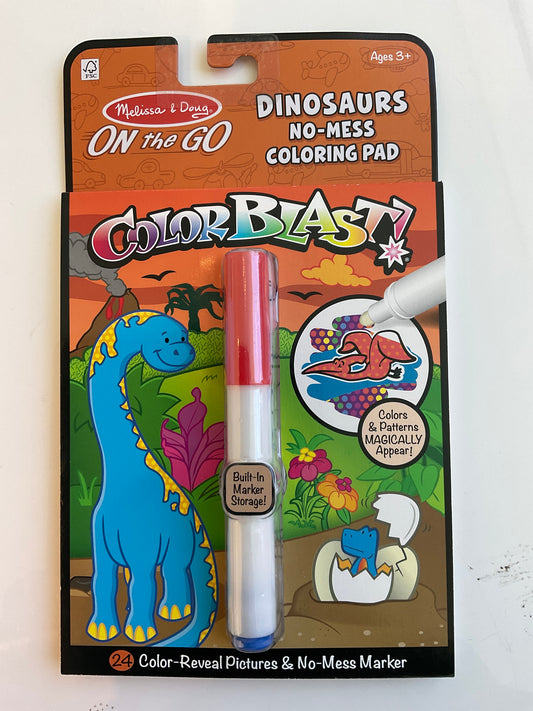 Melissa and Doug on-the-go Colorblast Dinosaurs Coloring Pad