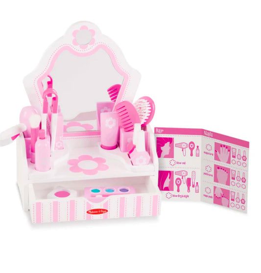 Melissa and Doug Wooden Beauty Salon Play Set