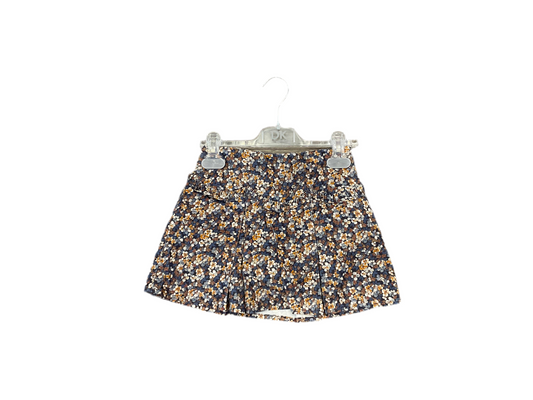 Dr. Kid - Dark Navy Floral Skirt