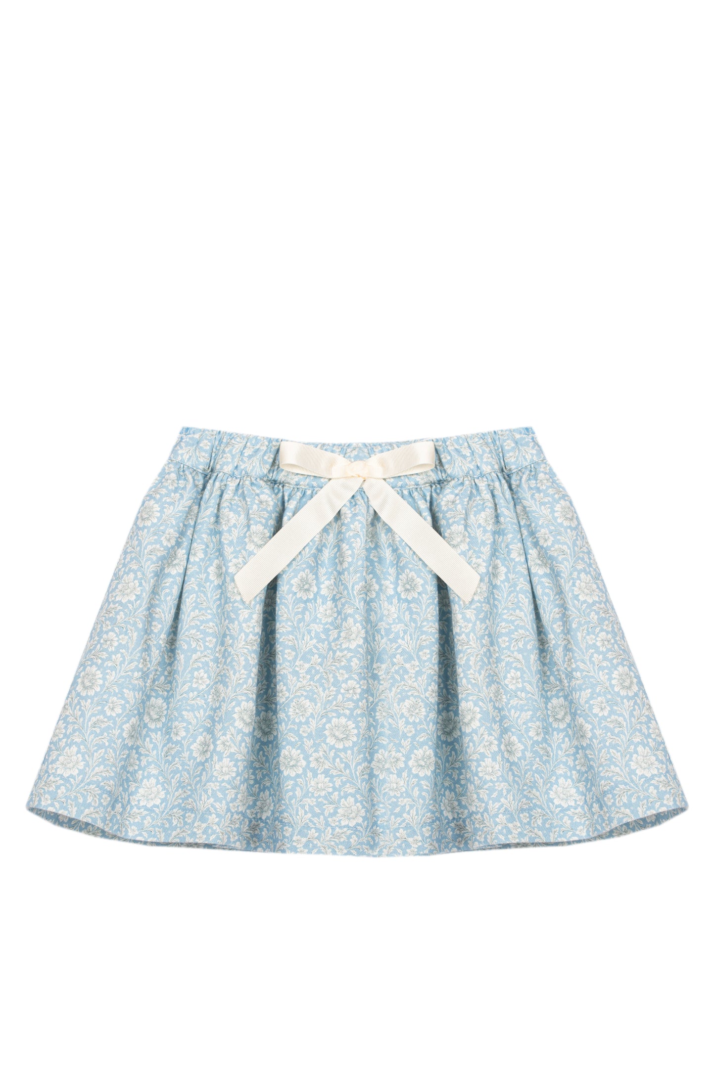 Patachou - Long Sleeve Top & Skirt, Blue Garden