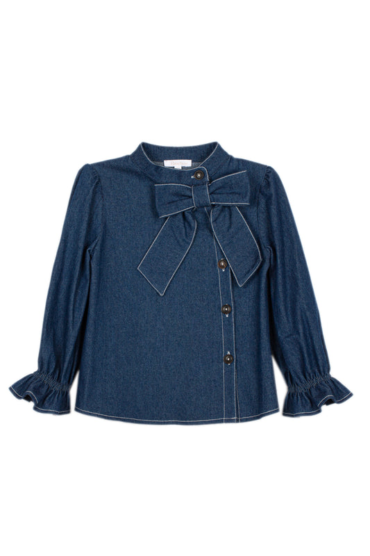 Patachou - Long Sleeve Top & Pants, Blue Denim