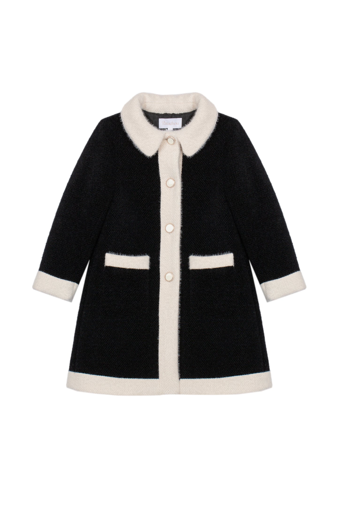 Patachou - Girls Long Sleeve Dress, Black