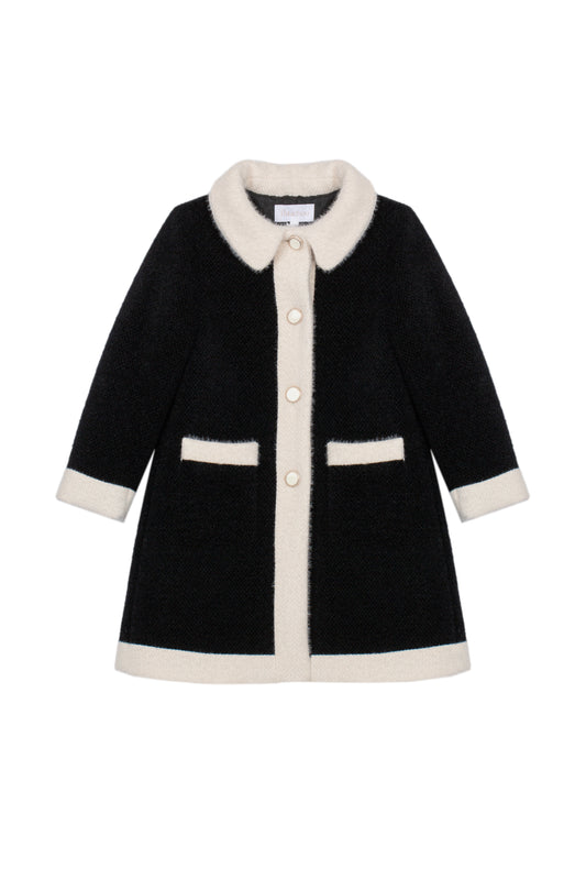 Patachou - Girls Long Sleeve Dress, Black