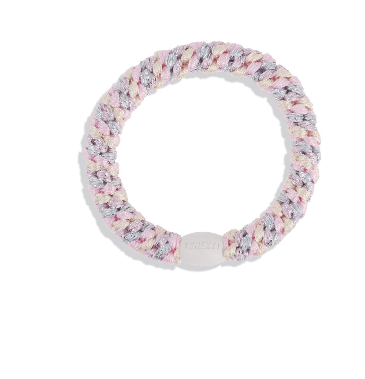 KKNEKKI - MIX SILVER PINK GLITTER HAIR TIE
