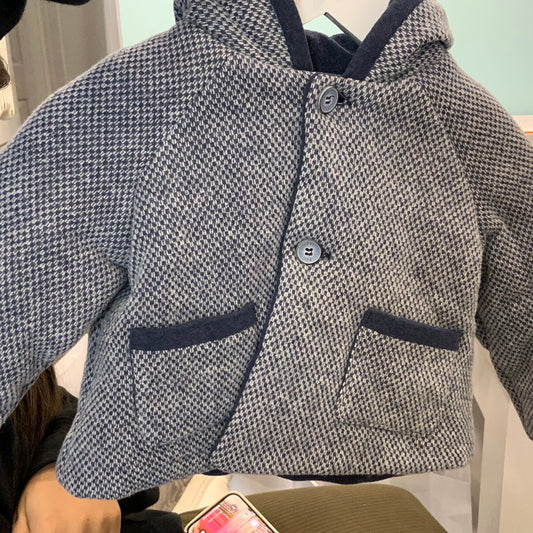 Paz Rodriguez Knit Newborn Coat Escondite