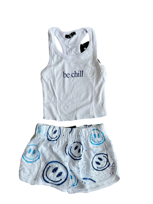 Fbz Be Chill Smiley Short Set