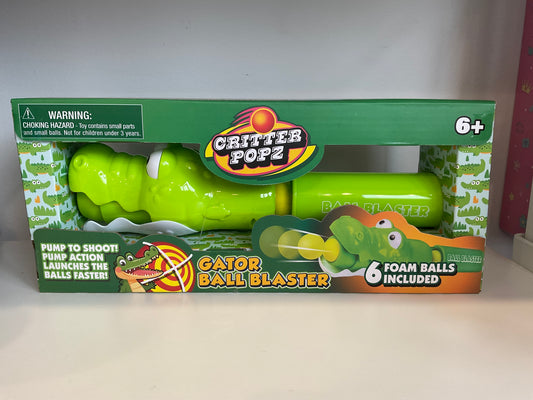 Master Toys- CRITTER POPZ- GATOR BALL BLASTER