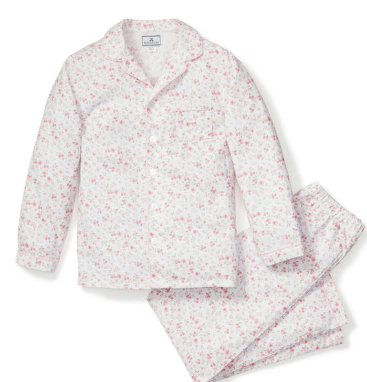 Petite Plume - Kid's Twill Pajama Set in Dorset Floral
