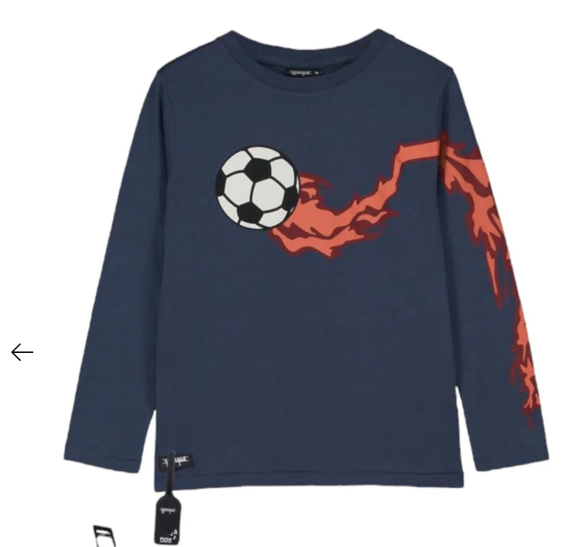 YPORQUE - Goal Soccer Long Sleeve Sound Tshirt