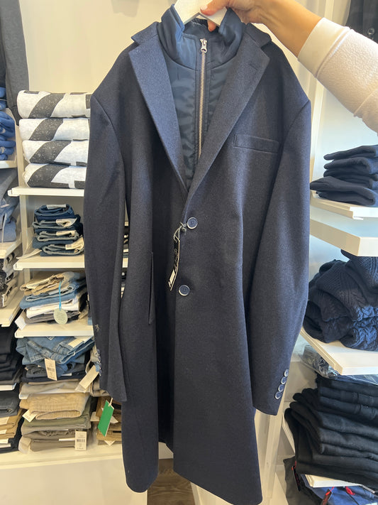 Cloud cloth BOYS HERRINGBONE COAT W
REMOVABLE VEST