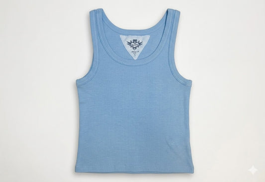 T2Love
Light blue ribbed tank