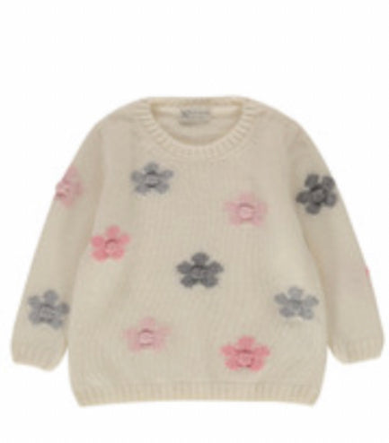 Jo milano Floral panna sweater