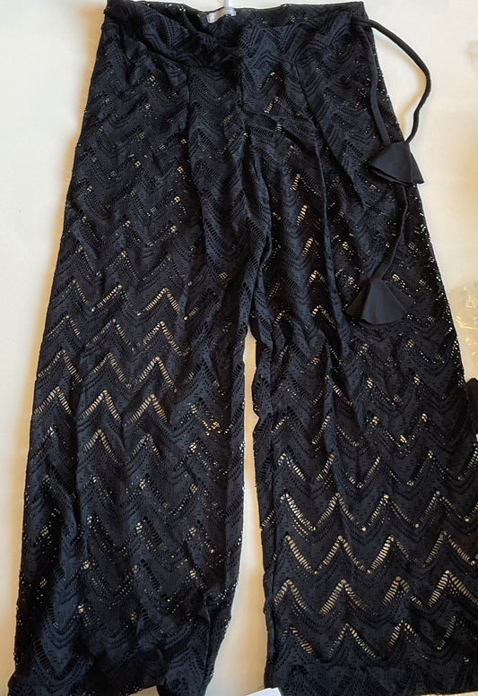 Planet sea BLACK MESH PANTS