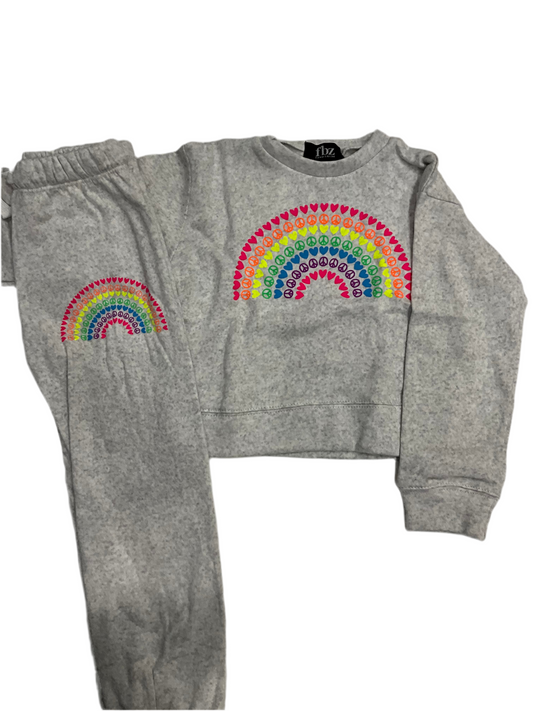 FBZ - Grey Rainbow Sweatset