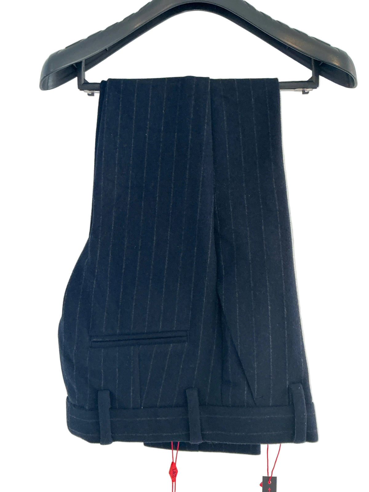 Leo and Zachary - Boys Pants, Navy Pinstripes
