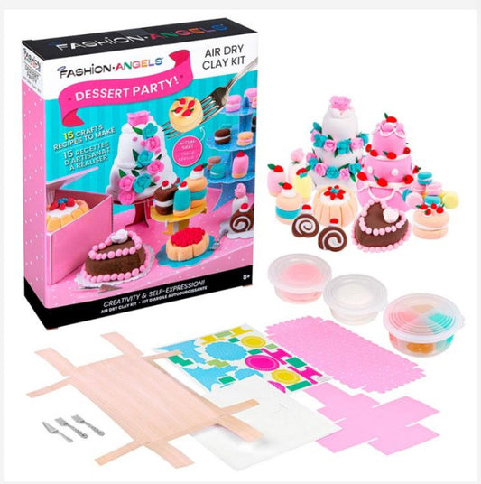 Fashion Angeles Dessert Party Air Dry Clay Kit