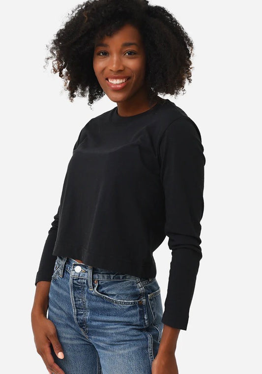 Z Supply - Lupita Long Sleeve Crop T-Shirt