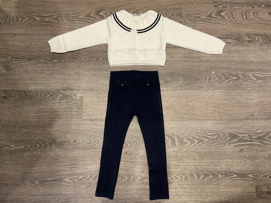 Dr Kid Sweater Knit Cardigan and Leggings set