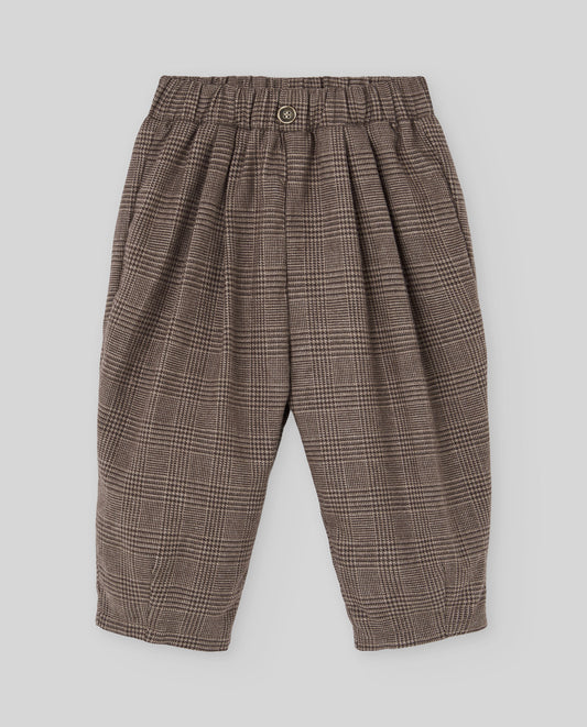 Paz Rodriguez - Noz Woven Newborn Trousers, Moka
