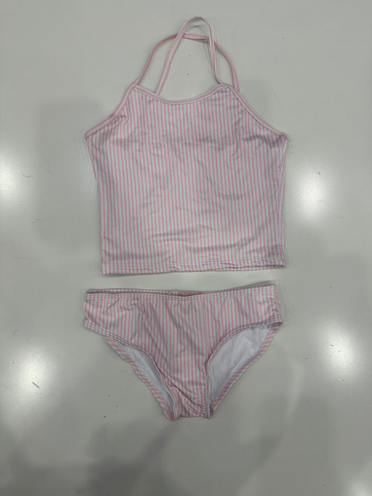 Planet sea pink stripes tankini