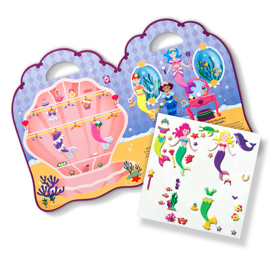 Melissa & Doug  Puffy Sticker Play Set - Mermaid