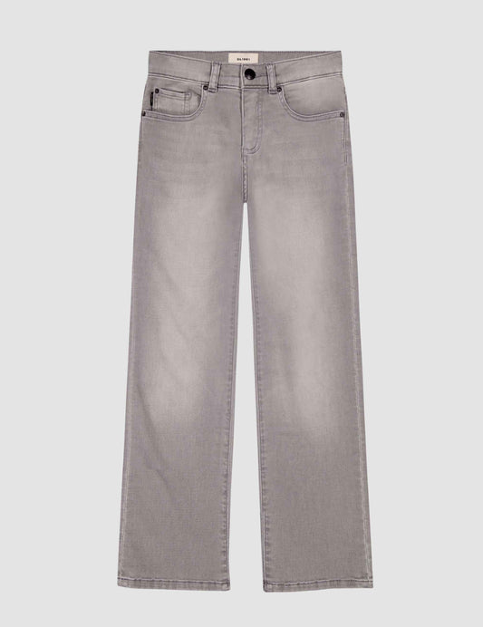 DL1961 - Benji Jeans, Washed Grey Knit