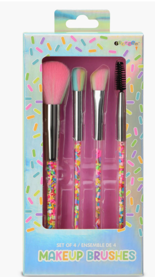 Iscream Set of 4 Sprinkle Makeup Brushes