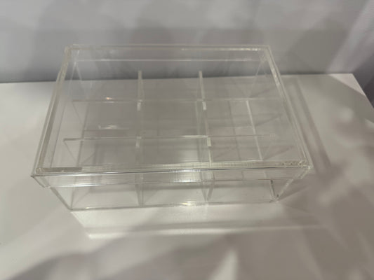 Acrylic 9 compartment box