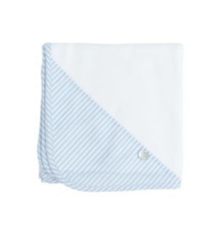 Baby gi blue and white blanket SU11