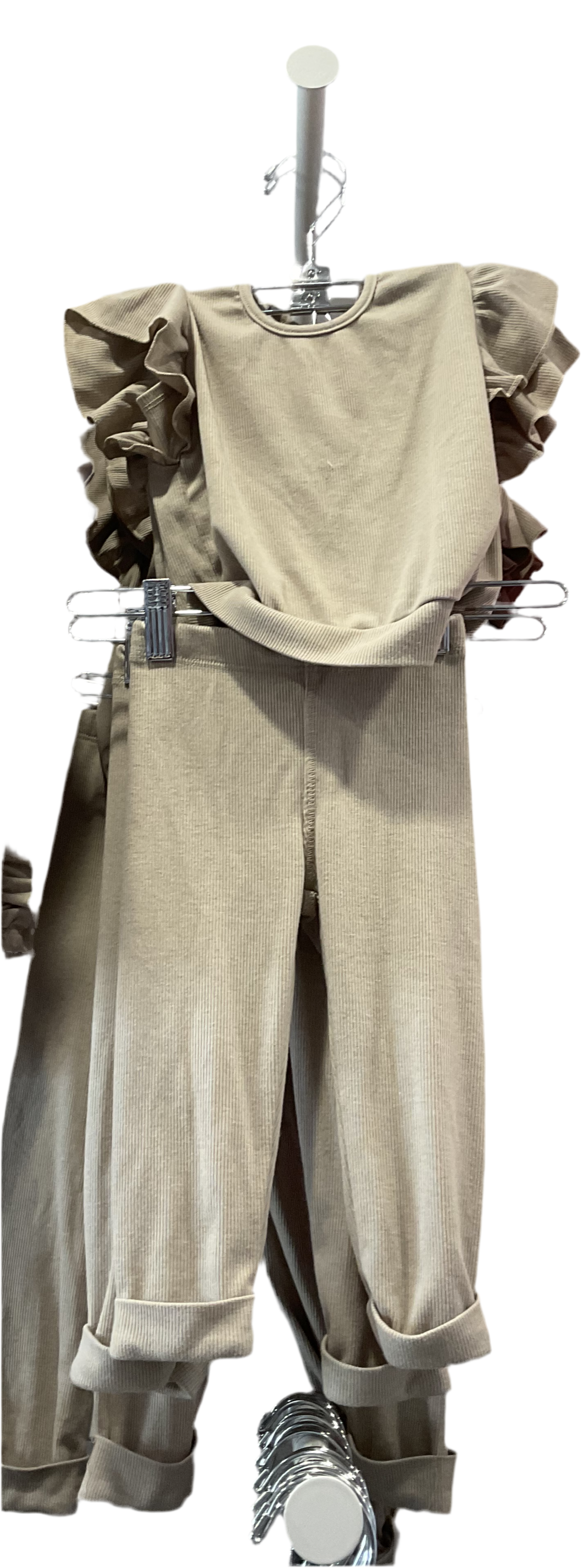 COZII Kids Beige Roll BTM Legging and Top Set | Shop now