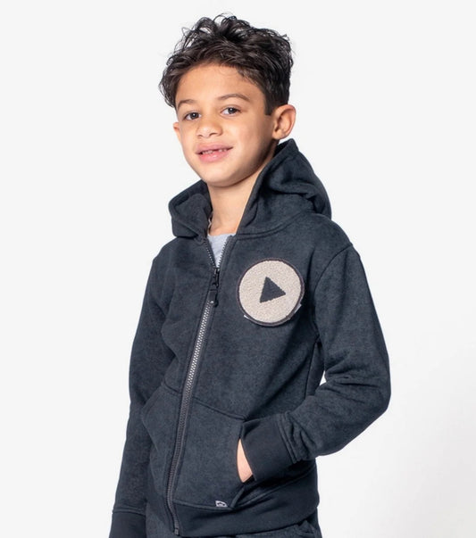 Appaman - Washed Black Play Sweatsuit