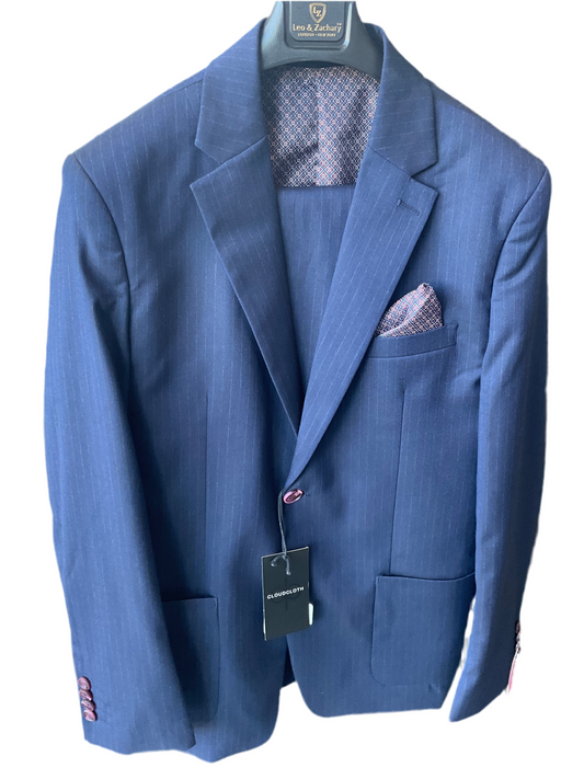 Cloudcloth - Boys 2 Pc Vertical Stripe Suit