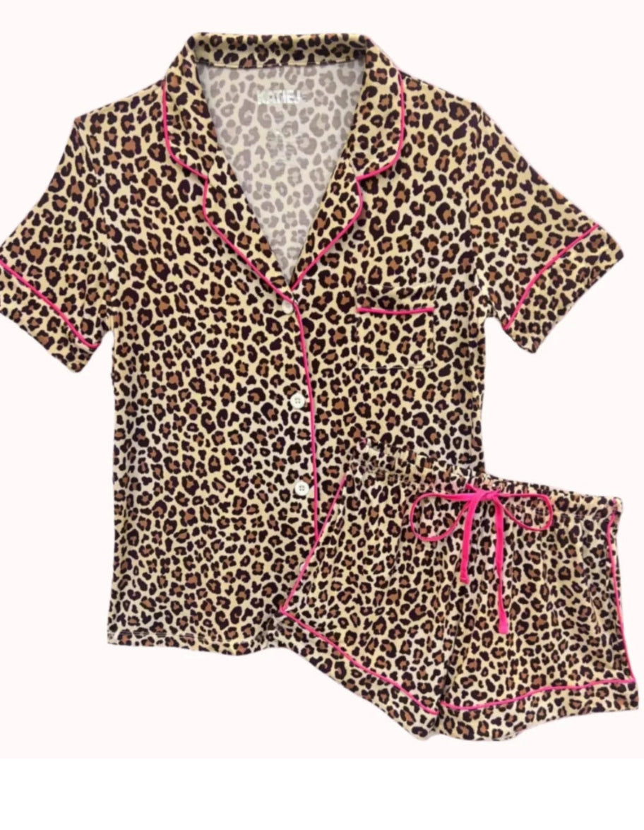 Katie J - Junior (big girl) Short Sleeve & Shorts PJ Set