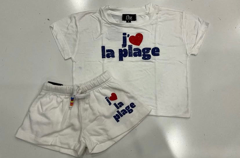 FBZ J’ LA PLAGE SHORT SET