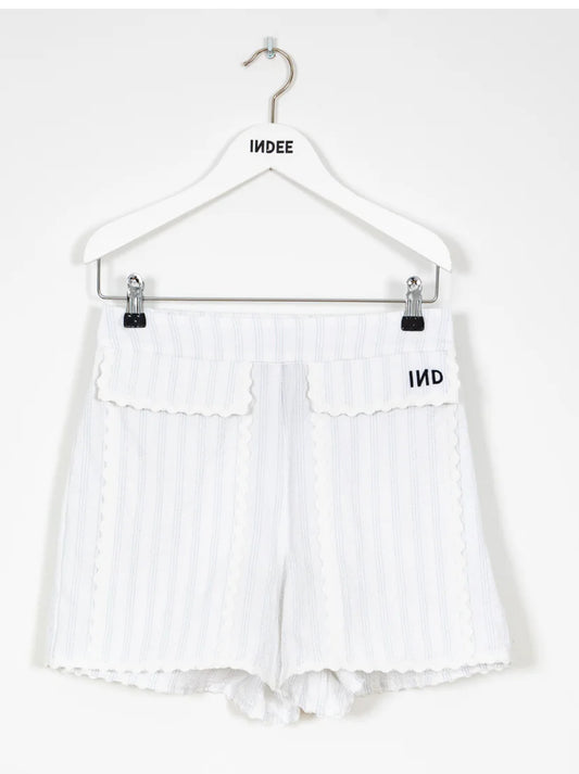 Indee - States Shorts, White