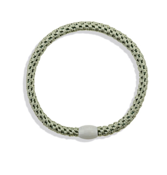 KKNEKKI - SLIM DUSTY LIND GREEN HAIR TIE