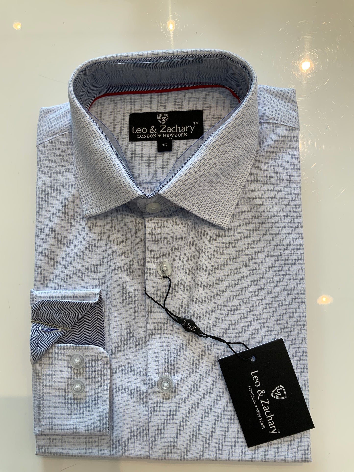 Leo and Zach Long Sleeve Dress Shirt Fall 24