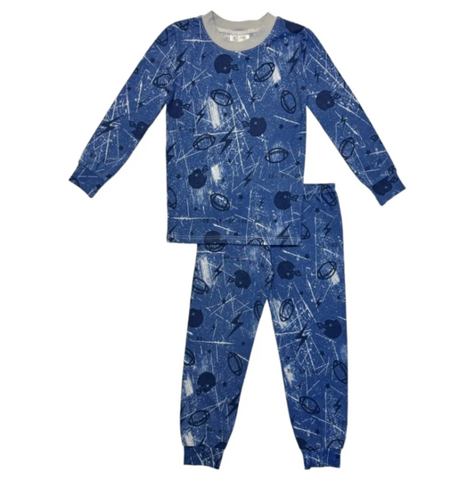 Esme Boys Long Sleeve Set Touchdown