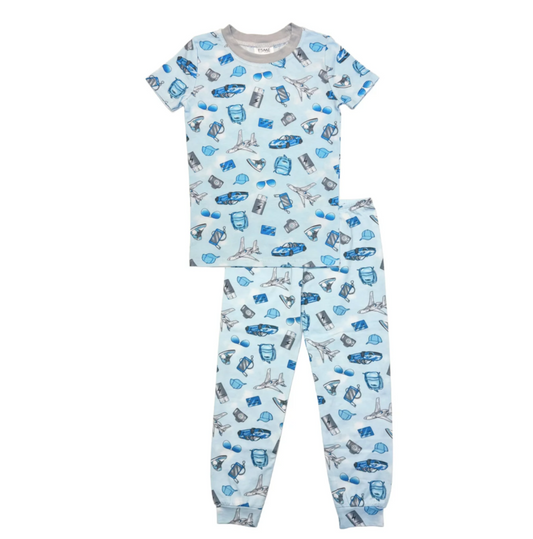 Esme Boys Short Sleeve Blue JetSet