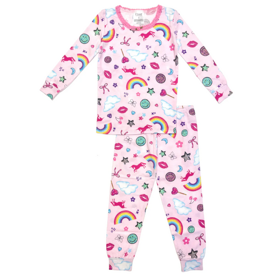 Esme Girls Long Sleeve Set Stickers