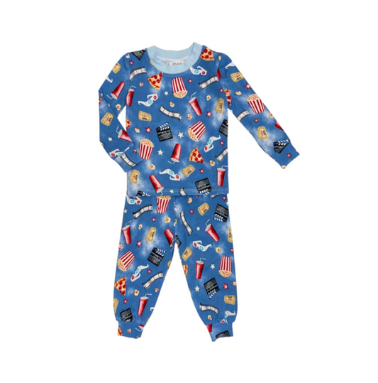 ESME Pajamas Boy - Long Sleeve Pajamas Movie Night