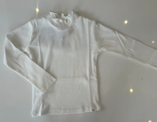 Boboli white turtle neck 499013