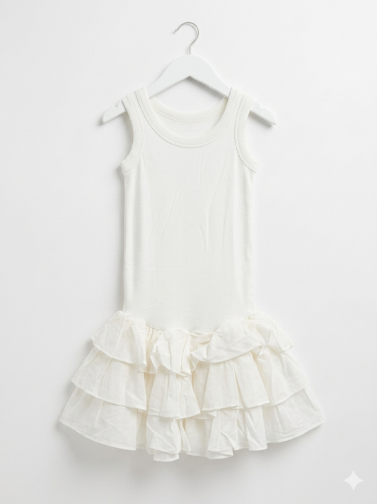 Katie J - Brielle Dress, White Lace