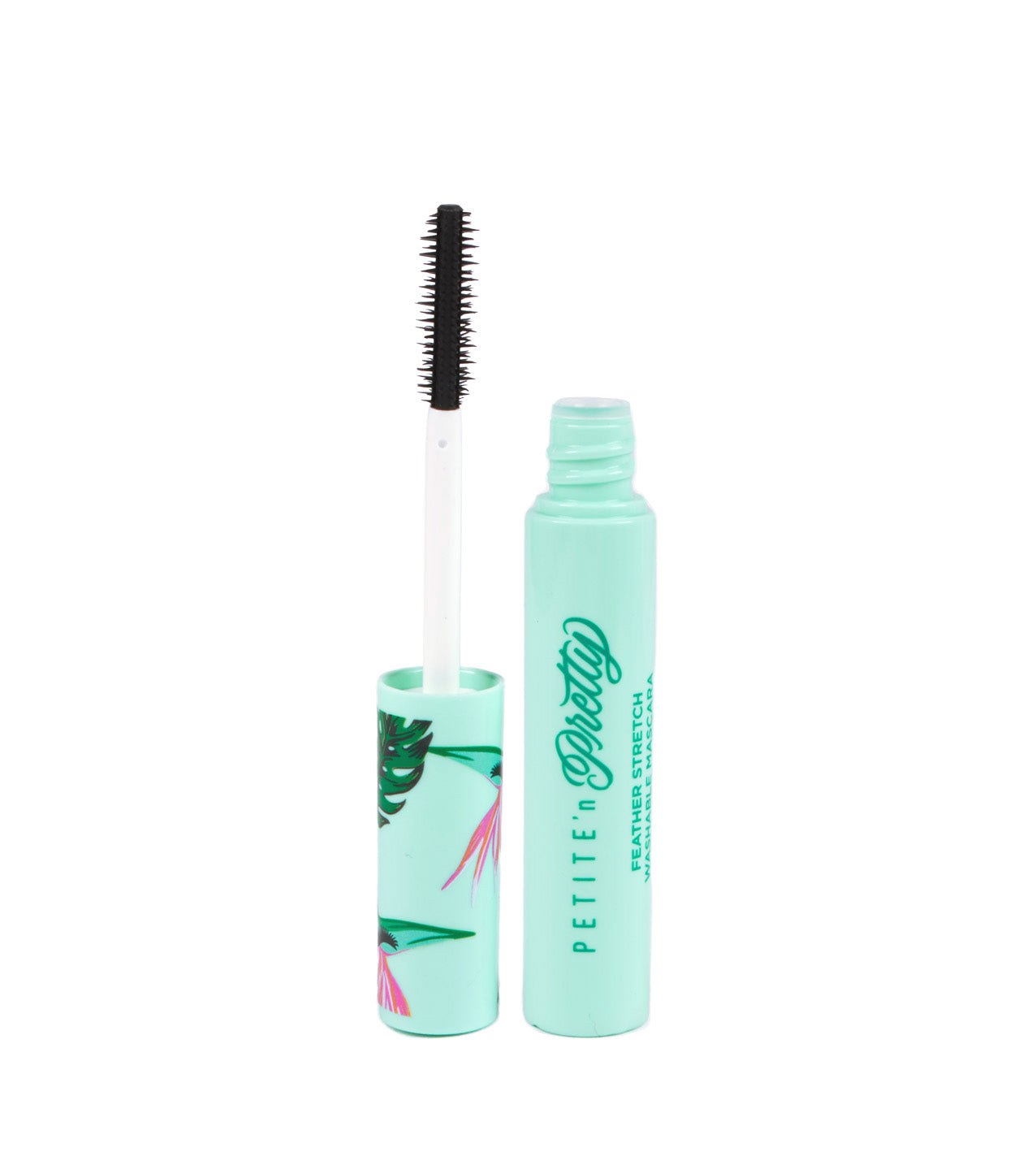 Product image of mascara in a green tube