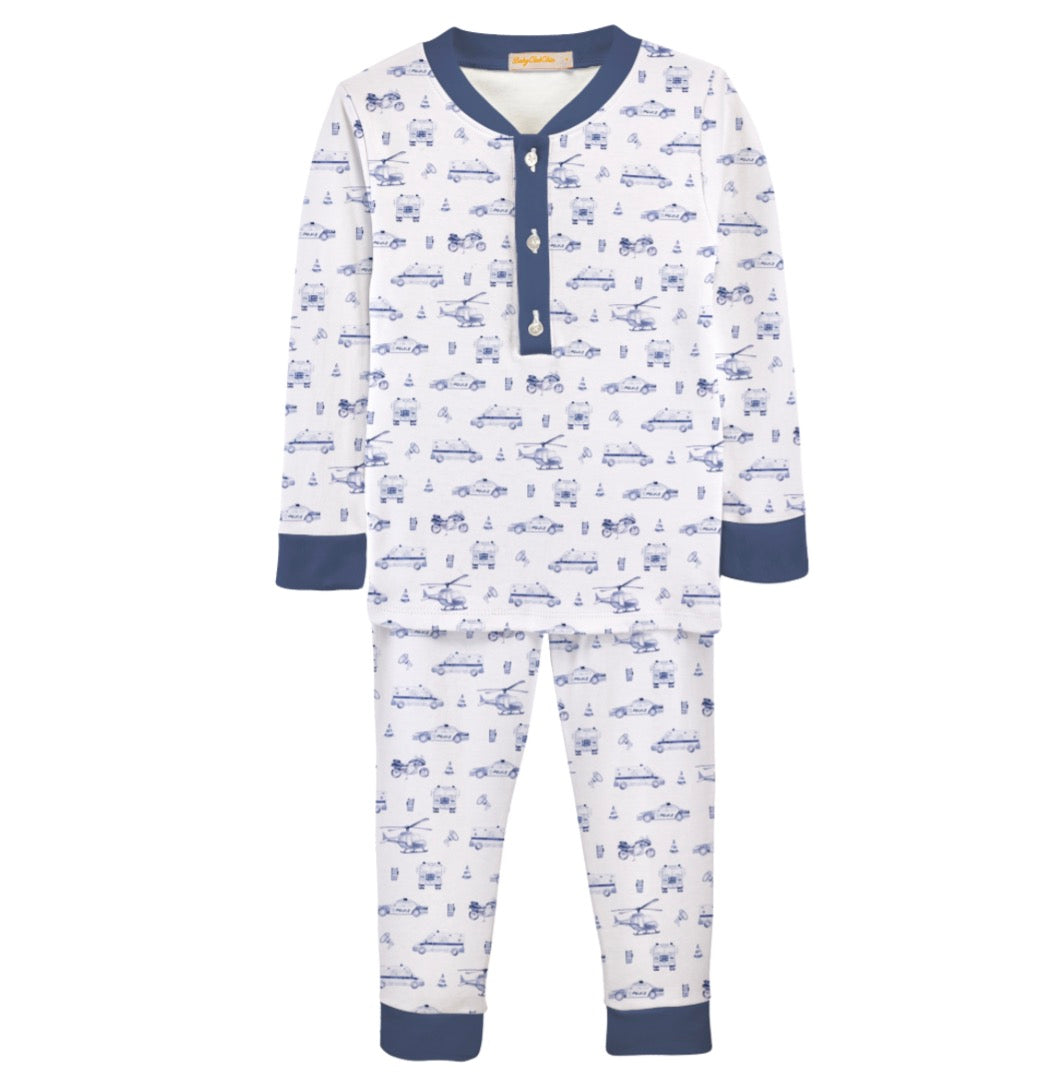 Baby Club Chic - Rescue Riders Long Sleeve Printed Pajama Set